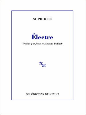 cover image of Électre